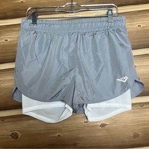 Chosse 5 Ítems For $30 Pony women athletic gray/white shorts size‎ large